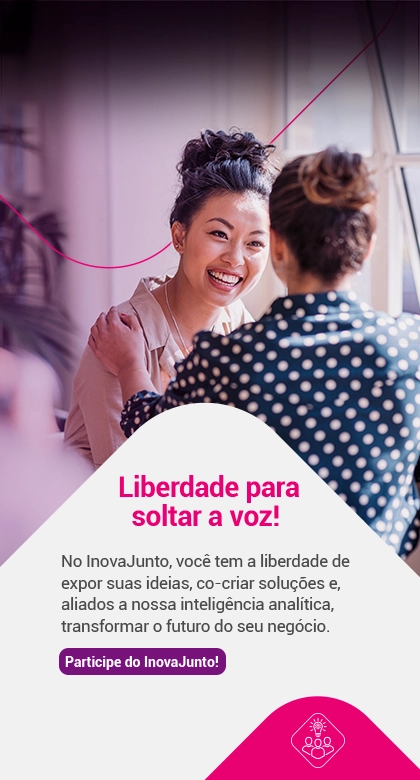 Banner com duas mulheres negociando.